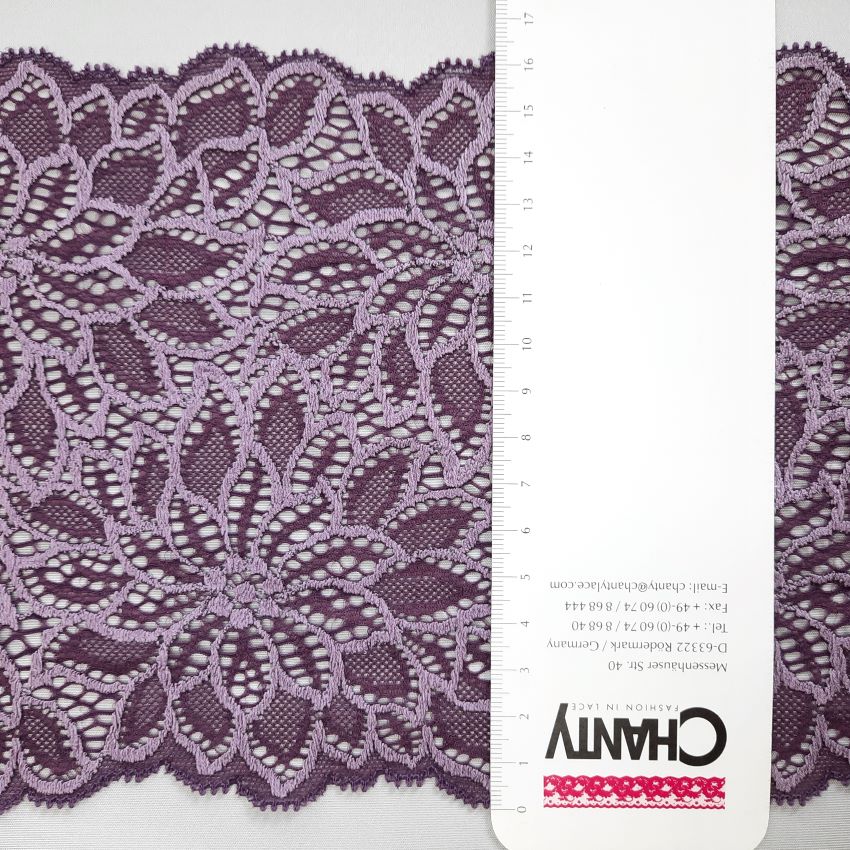 Cotton | Elastic | Width 17 cm | Decor Deluxe | S8058